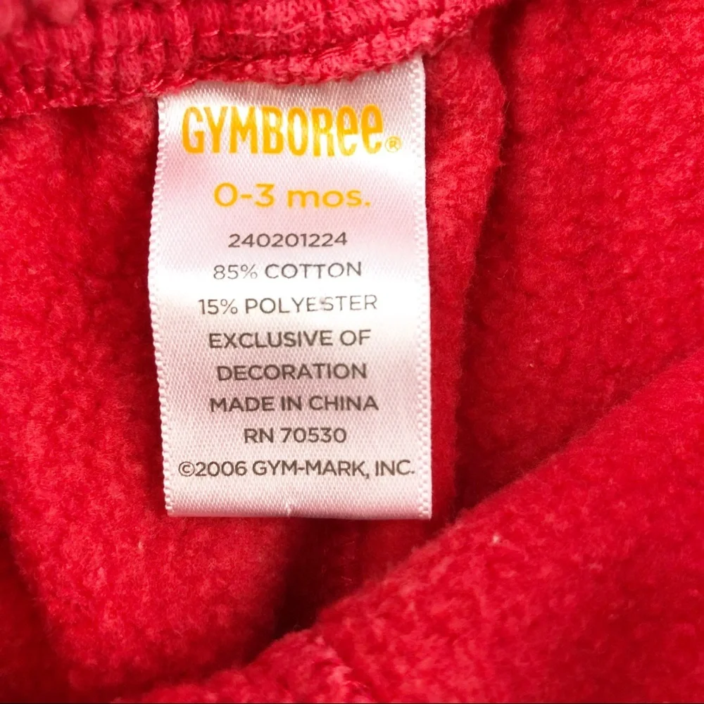 Vintage Gymboree Tiny Hearts Pull On Pants Size 0-3 Months